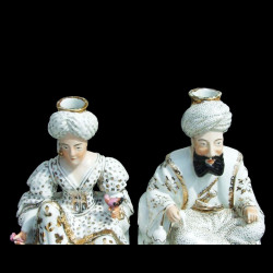 Pair of Sultans bottles by Jacob Petit