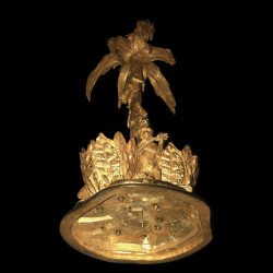 Fratin bronze singes fabriquant des cigares la base formant porte-cigare H 48,5 cm tq