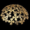 Large golden shamrocks bowl