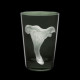 Verre tumbler en cristal Mushrooms