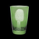 Verre tumbler en cristal Mushrooms