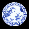 Plat rond faience "Japon" Creil & Montereau 31cm