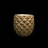 Seau à glaçon Ananas doré Mauro Manetti 1960 intérieur métal